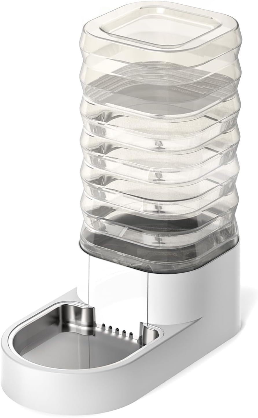 Gravity 4.5L Automatic Stainless Steel Pet Water Dispenser - BPA-Free Self-Filling Water Bowl for Dogs and Cats