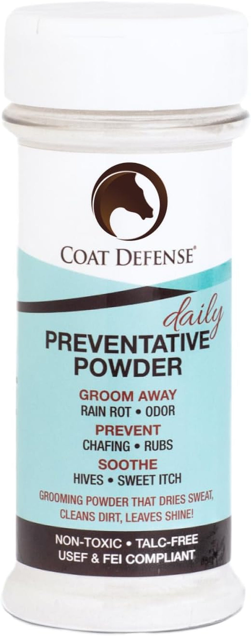 Daily Grooming Powder for Horses | Natural Ingredients Dry Shampoo | 64 Oz Formula for a Fresh and Healthy Coat