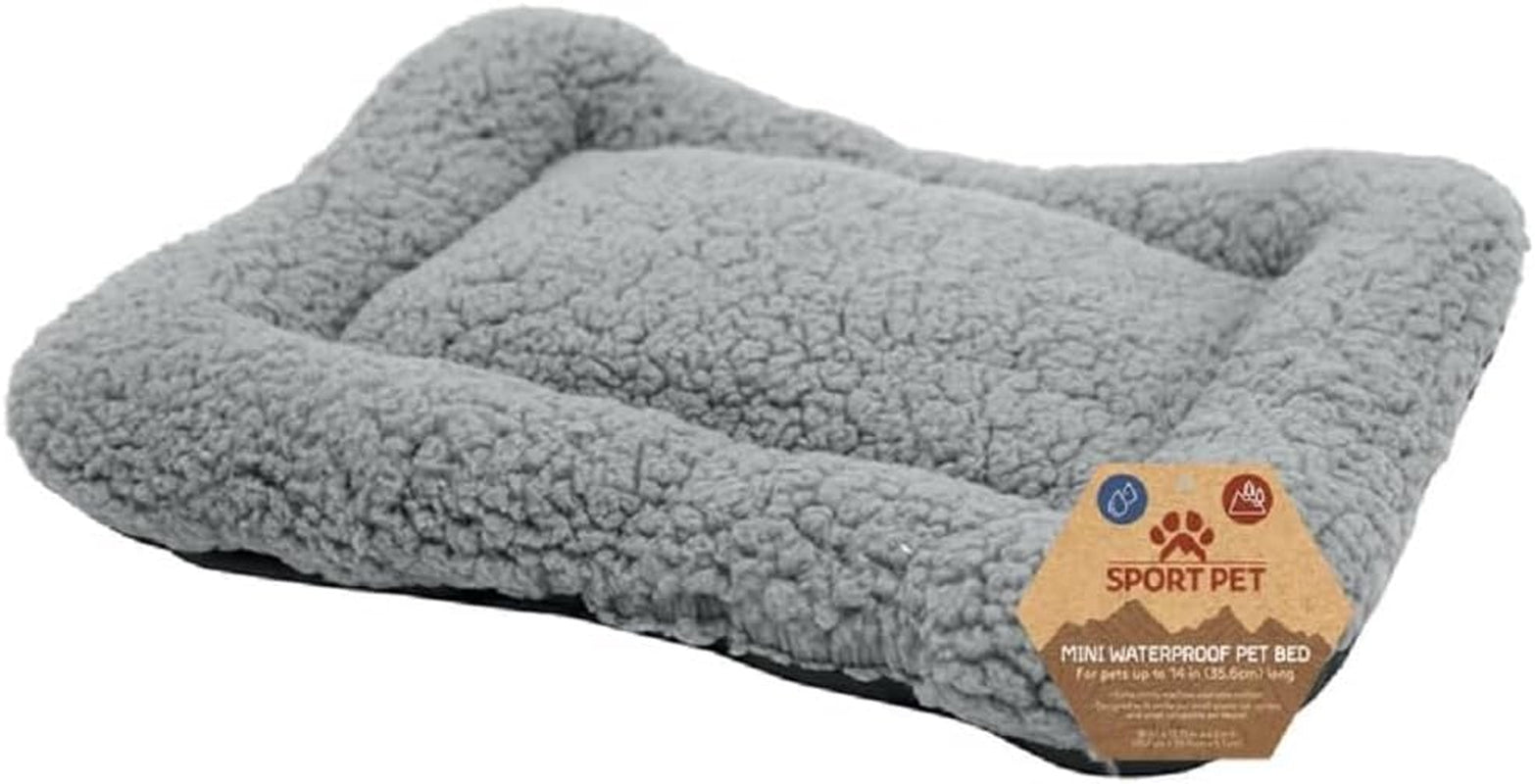 Sport Pet Designs Collapsible Travel Cat Carrier with Front Door Access and Waterproof Bed