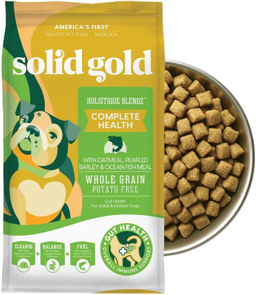 Small Bites Dry Dog Food for Toy and Small Breeds – Real Beef, Grain-Free, Gluten-Free, High Fiber Kibble with Probiotics for Gut Health and Digestion Support – Suitable for Dogs of All Ages – 4LB