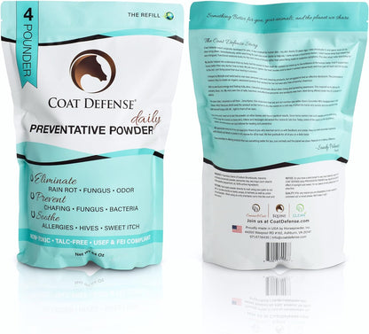 Daily Grooming Powder for Horses | Natural Ingredients Dry Shampoo | 64 Oz Formula for a Fresh and Healthy Coat