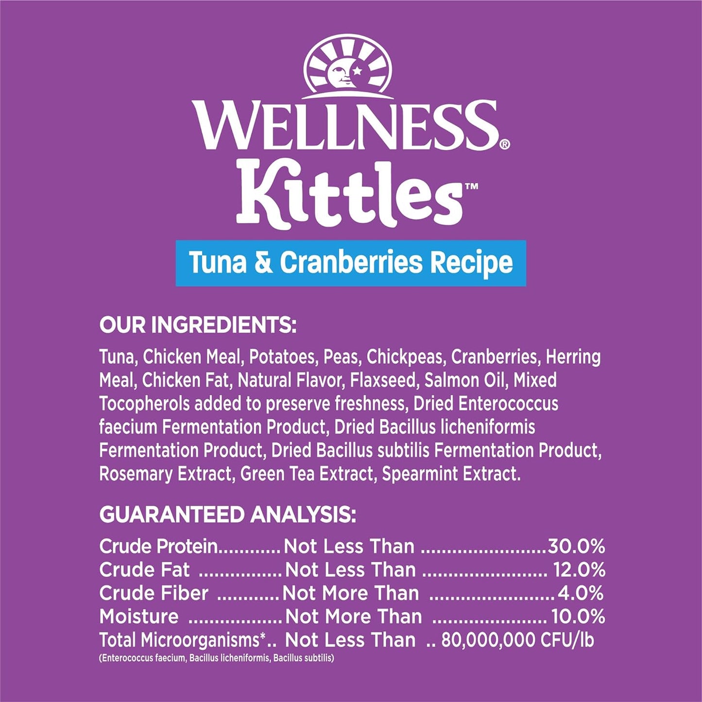 Kittles Crunchy Grain-Free Cat Treats, Tuna & Cranberries Recipe, Suitable for All Life Stages, 6 oz